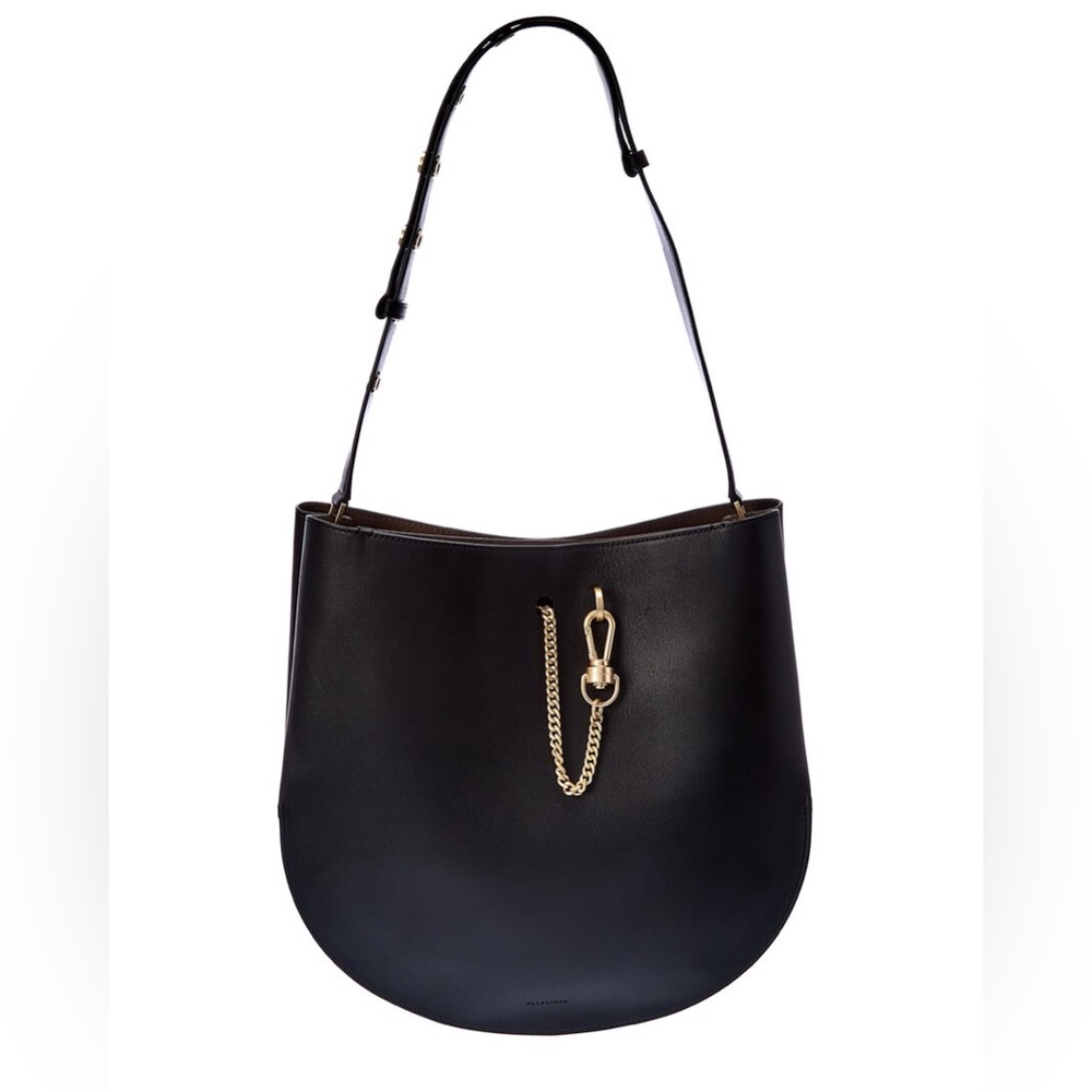 ALLSAINTS 
Beaumont Leather Hobo Bag